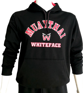 WHİTEFACE MUAY THAİ KAPÜŞONLU SWEATSHİRT (SİYAH)