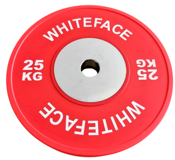 WHİTEFACE OLİMPİK HALTER PLAKASI (DİSK) 25KG (KIRMIZI)