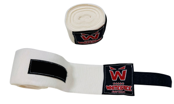 Whiteface Elastik Boks Bandaj 3,5 m (Farklı Renklerde) Beyaz