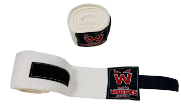 Whiteface Elastik Boks Bandaj 5 m (Beyaz)