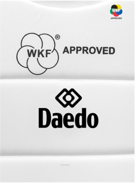 Daedo  W.K.F. Onaylı Karate Göğüs Koruyucu Safeguard   KPRO2020 (BEYAZ)