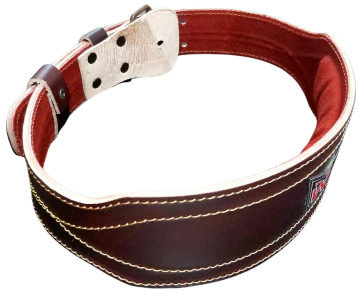 WHİTEFACE HALTER AĞIRLIK BEL KEMERİ GERÇEK DERİ (KAHVE)