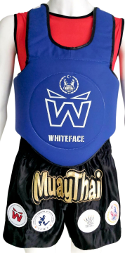 WHİTEFACE MUAY THAİ MÜSABAKA SAFEGURD ÇİFT TARAFLI (KIRMIZ-MAVİ)