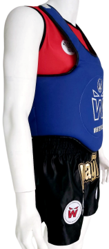 WHİTEFACE MUAY THAİ MÜSABAKA SAFEGURD ÇİFT TARAFLI (KIRMIZ-MAVİ)