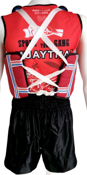 WHİTEFACE MUAY THAİ MÜSABAKA SAFEGURD ÇİFT TARAFLI (KIRMIZ-MAVİ)