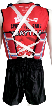 WHİTEFACE MUAY THAİ MÜSABAKA SAFEGURD ÇİFT TARAFLI (KIRMIZ-MAVİ)