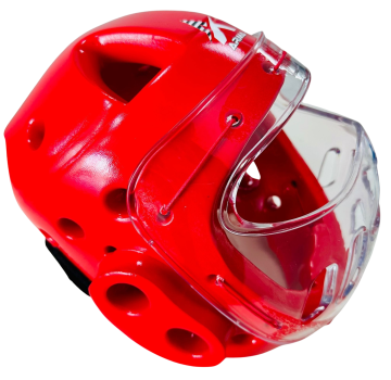 Arıma Taekwondo Yüz Korumalı (CAMLI) Kask