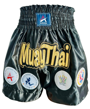 ARIMA Muay Thai Müsabaka Şortu (Siyah) AR10059