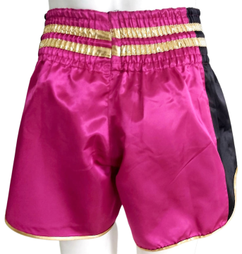 Whiteface Muay Thai Elite Şort (Fuşya-Siyah)