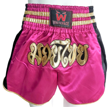 Whiteface Muay Thai Elite Şort (Fuşya-Siyah)