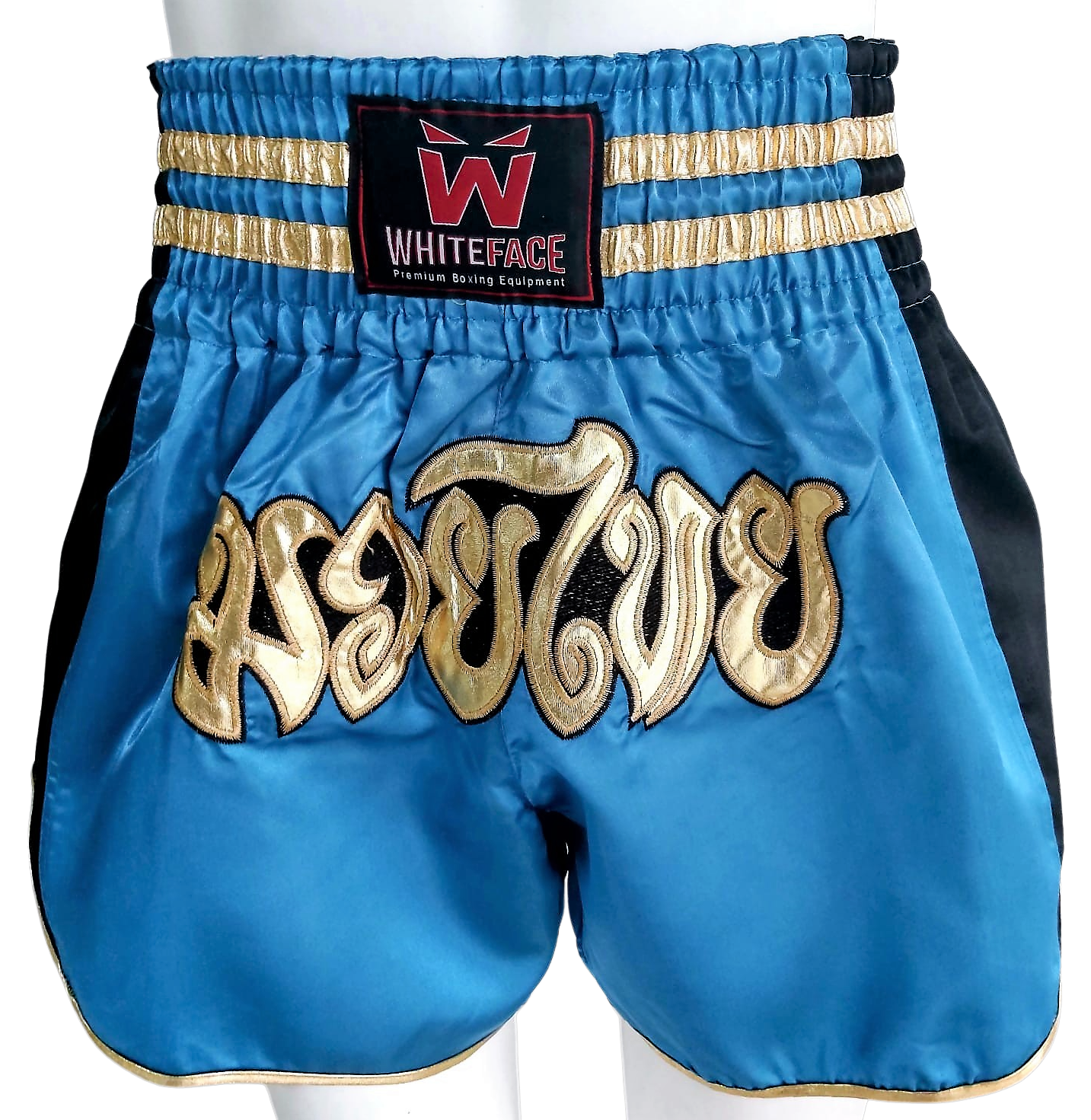 Whiteface Muay Thai Elite Şort (Mavi-Siyah)