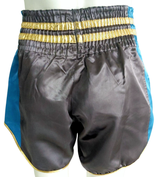 Whiteface Muay Thai Elite Şort (Antrasit-Mavi)