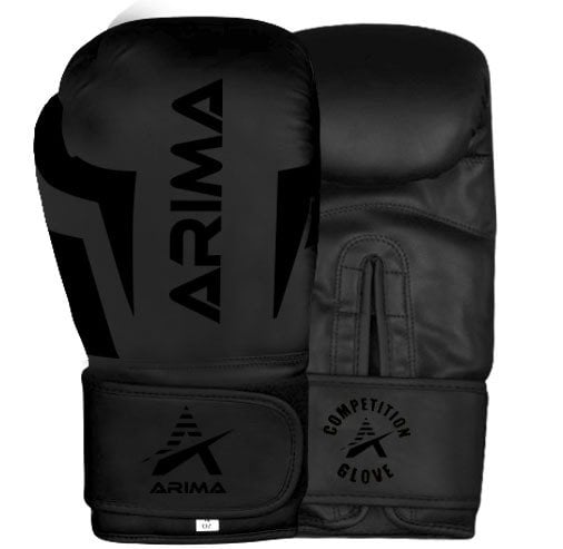 ARIMA SHADOW (GÖLGE) Boks/Kickboks/Muay Thai Eldiven (Siyah)