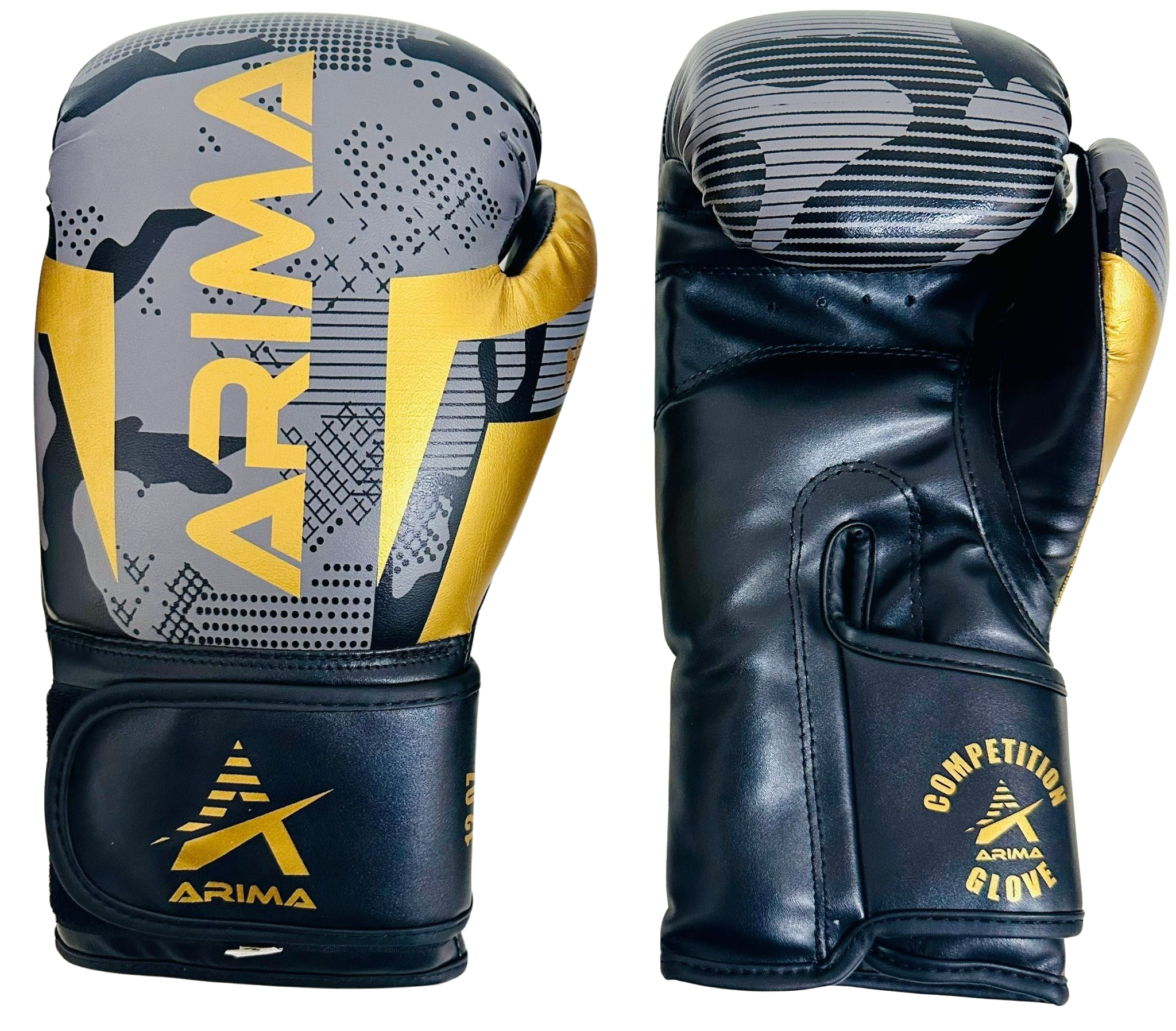 ARIMA KAMUFLAJ Boks/Kickboks/Muay Thai Eldiven (Siyah)