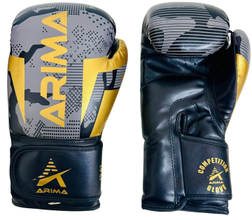 ARIMA KAMUFLAJ Boks/Kickboks/Muay Thai Eldiven (Siyah)