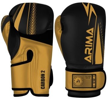 ARIMA Carbon2 Boks Kickboks Muay Thai (Kickboks Müsabaka) Eldiveni  8-10- 12 oz