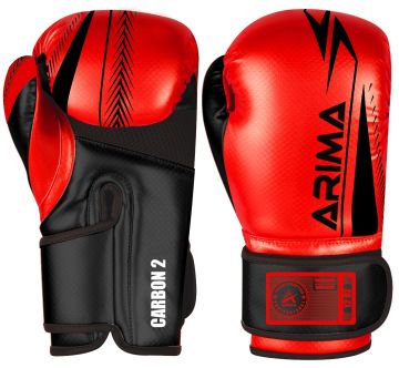 ARIMA Carbon2 Boks Kickboks Muay Thai (Kickboks Müsabaka) Eldiveni  8-10- 12 oz