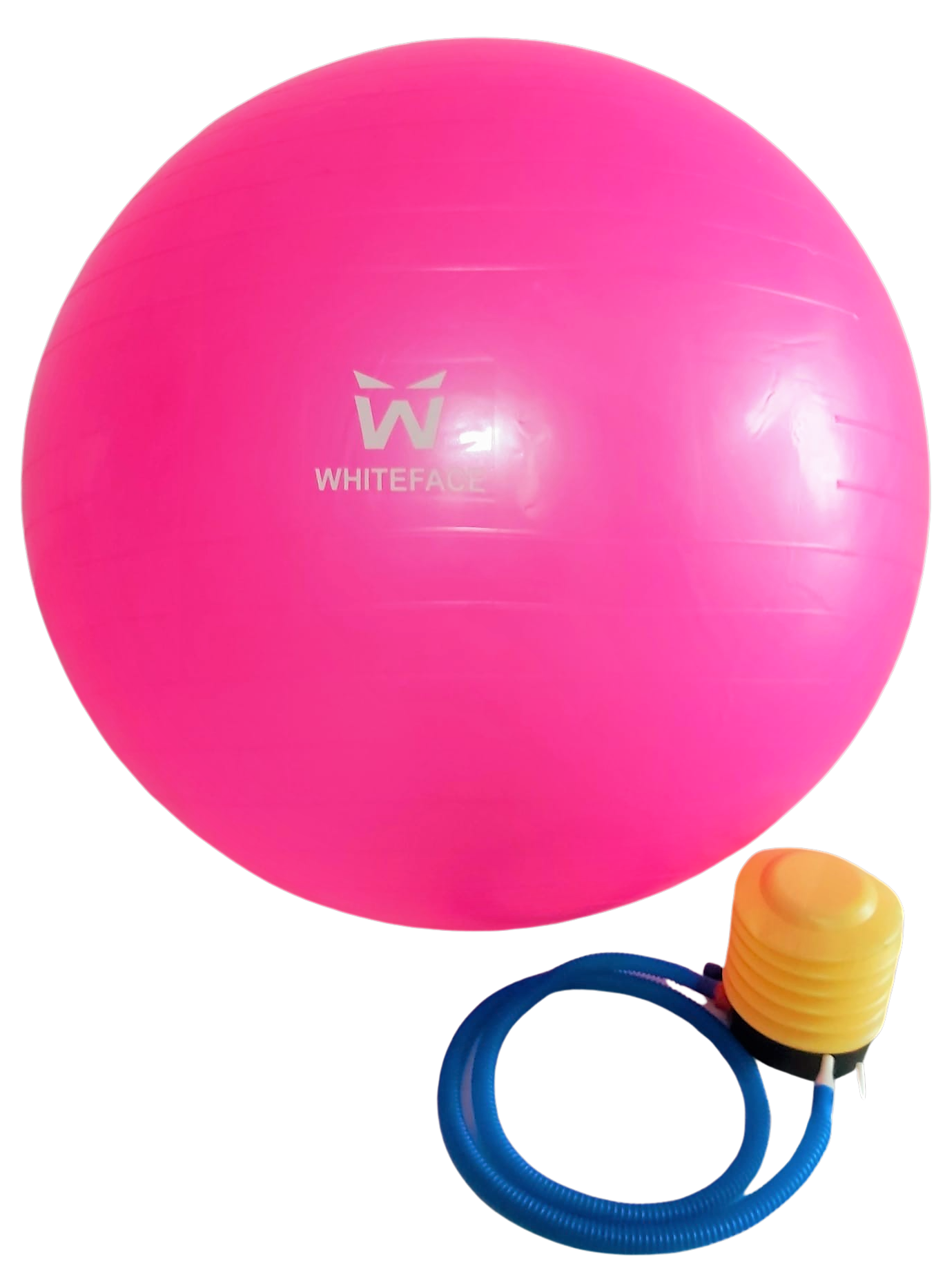 WHİTEFACE PLATES TOPU 65CM (PEMBE) VE POMPA SETİ