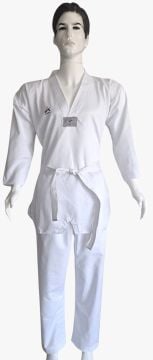 Arıma Taekwondo Beyaz Yaka Elbisesi