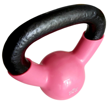 WHİTEFACE KETTLEBELL(ÇAYDANLIK TİPİ DAMBIL) 2 KG (PEMBE-SİYAH)