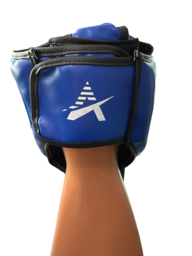 ARIMA Boks-Kickboks Yüz Maskeli(mika) Kask AR10079 MAVİ