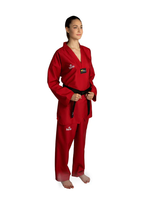 Daedo Taekwondo Antrenör Dobok TA20030(KIRMIZI)