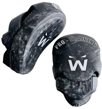 Whiteface Deri Vintage Eğri Lapa Ellik Darbe Yastığı (siyah) - WTF319