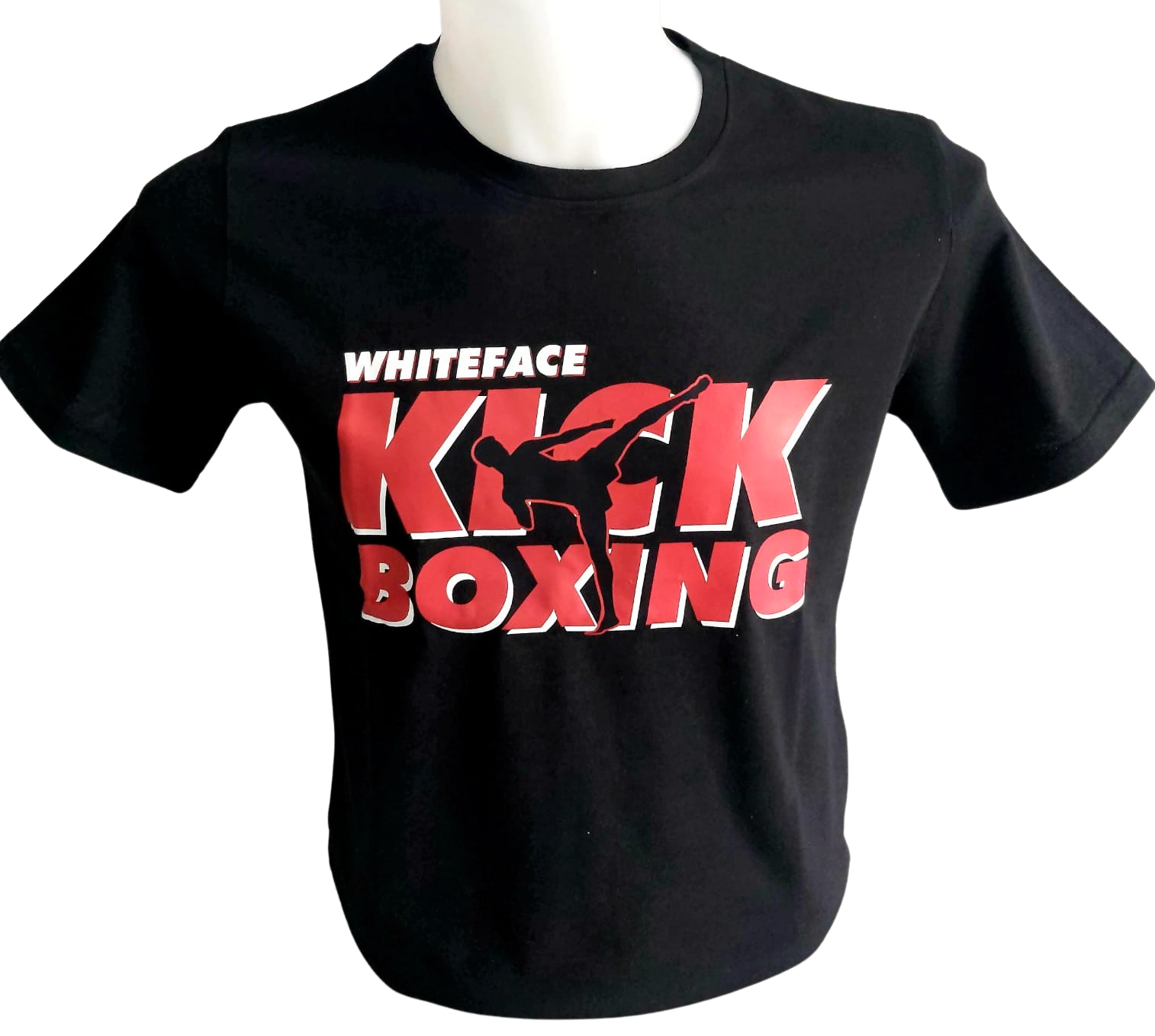 WHİTEFACE KİCK BOKS ÖZEL TASARIM BASKILI TİŞÖRT (SİYAH)