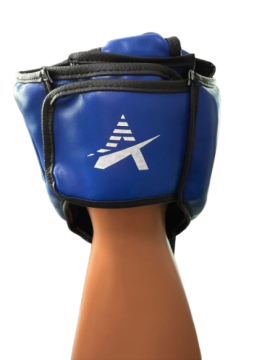 Arıma Yanak ve Çene Korumalı Boks Kaskı/Muay Thai/Kick Boks Kask(MAVİ)