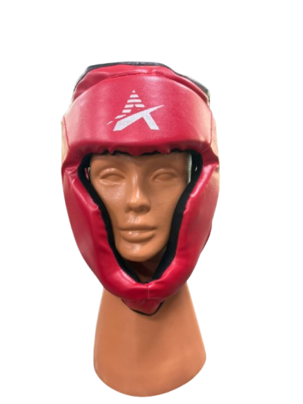 Arıma Yanak ve Çene Korumalı Boks Kaskı/Muay Thai/Kick Boks Kask(KIRMIZI)