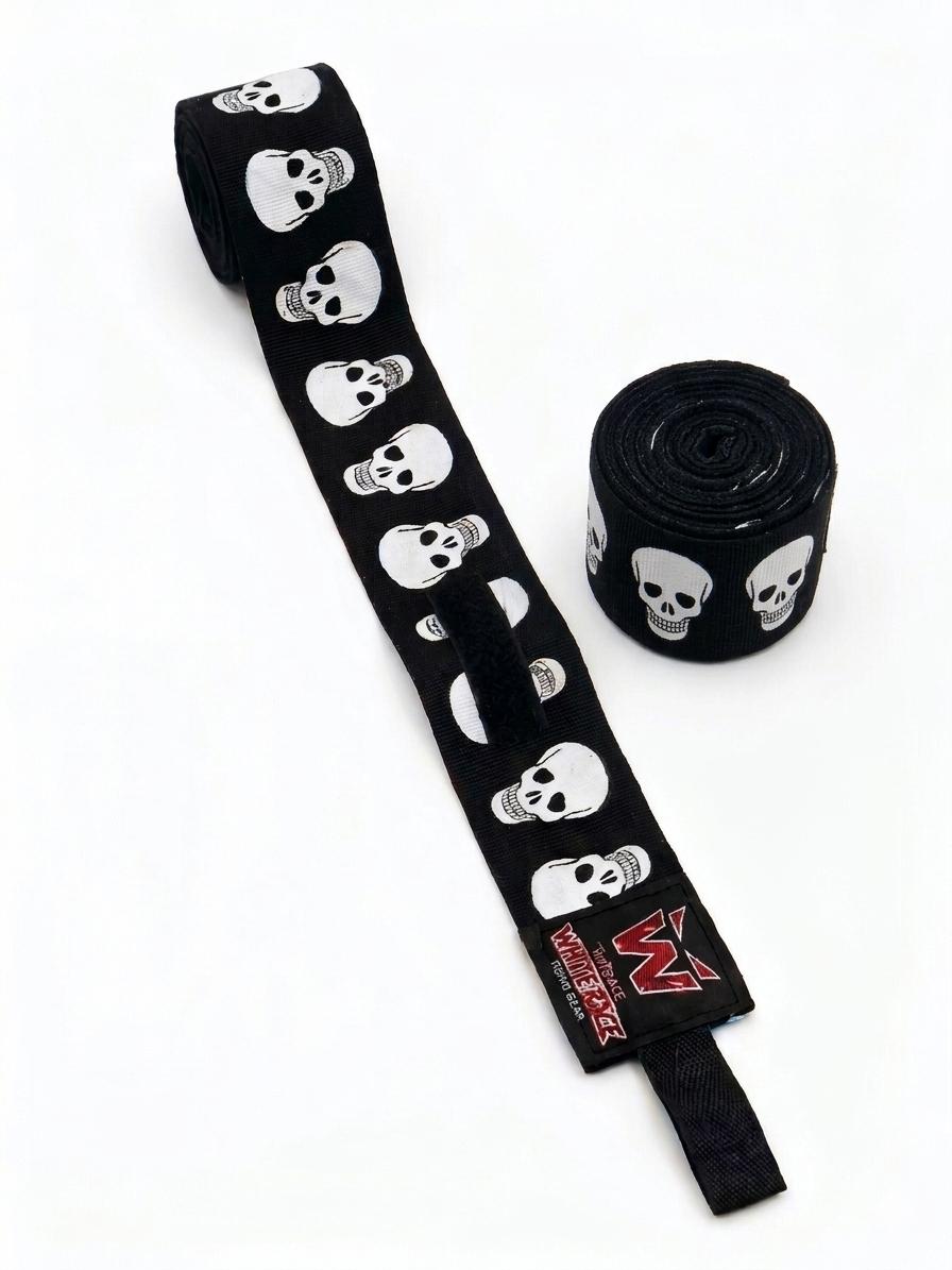 Elastik Boks Bandajı 3.5 Metre - Kuru Kafa(Siyah)